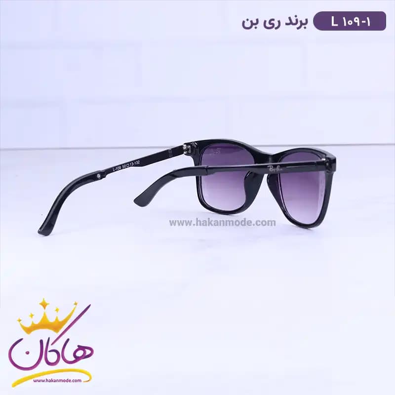 عینک آفتابی ری بن زنانه مشکی L 109/1 — تصویر ۴