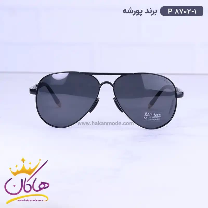 عینک آفتابی مردانه پورشه مشکی P 8702/1