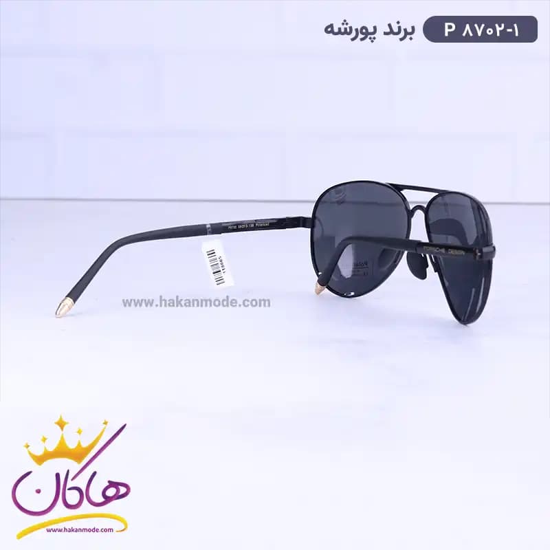 عینک آفتابی مردانه پورشه مشکی P 8702/1 — تصویر ۴