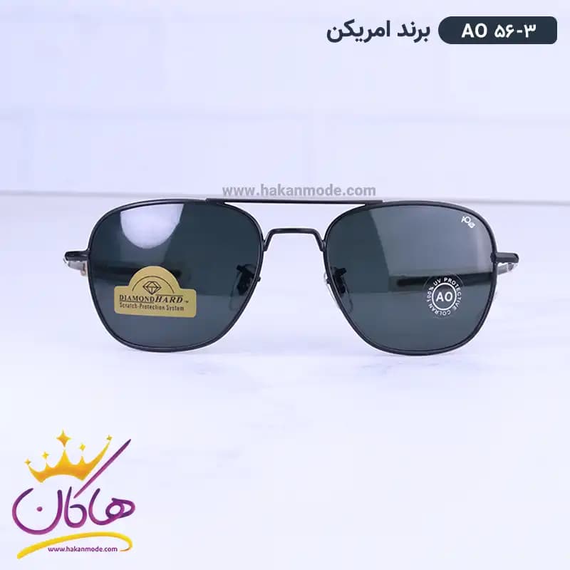 عینک آفتابی مردانه فریم خلبانی AO 56/3