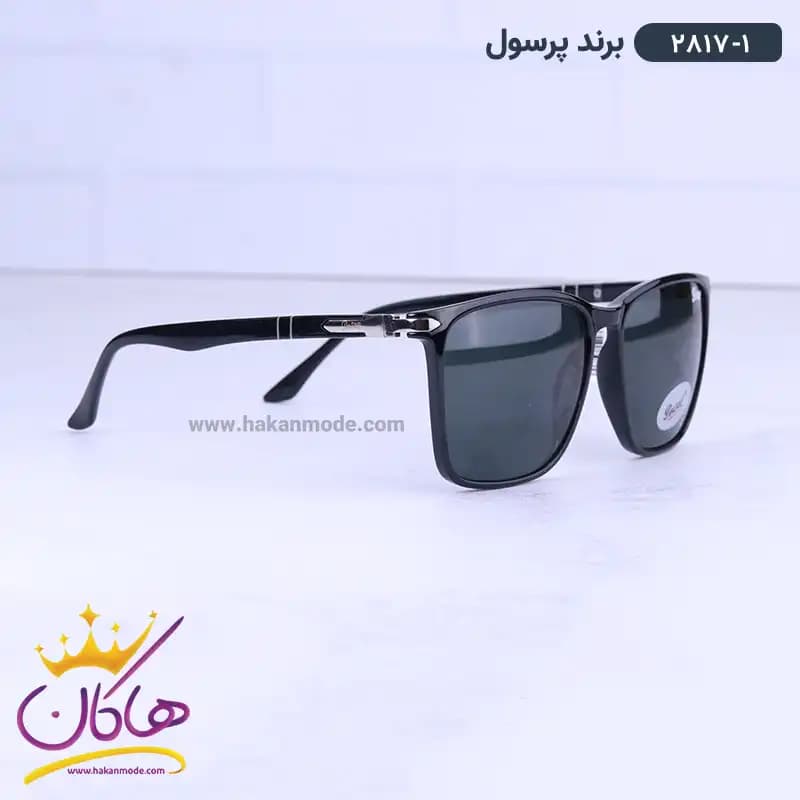 عینک آفتابی پرسول مردانه مشکی 2817/1 — تصویر ۳