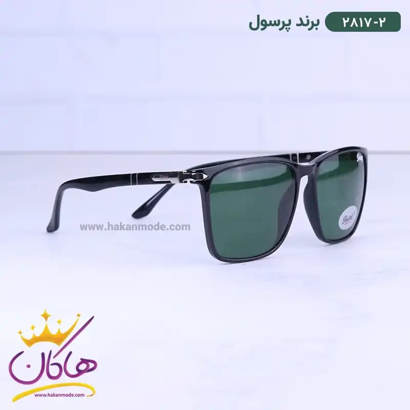 عینک آفتابی پرسول مردانه شیشه سبز 2817/2 — تصویر ۴