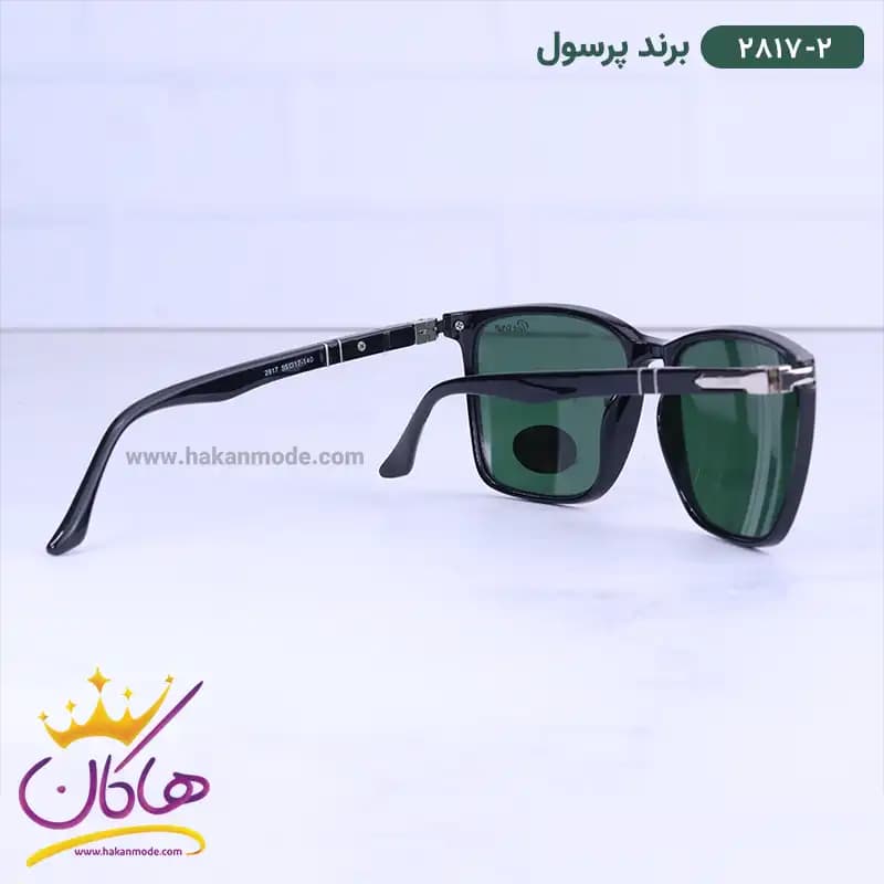 عینک آفتابی پرسول مردانه شیشه سبز 2817/2 — تصویر ۳