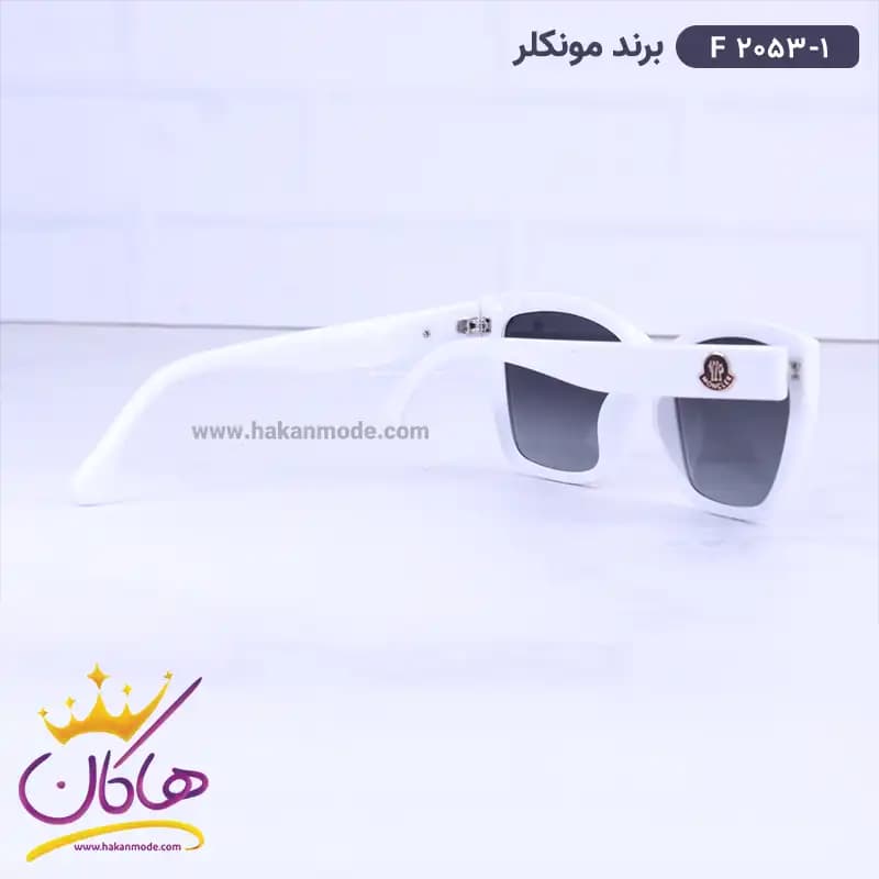 عینک آفتابی زنانه سفید f 2053/1 — تصویر ۴