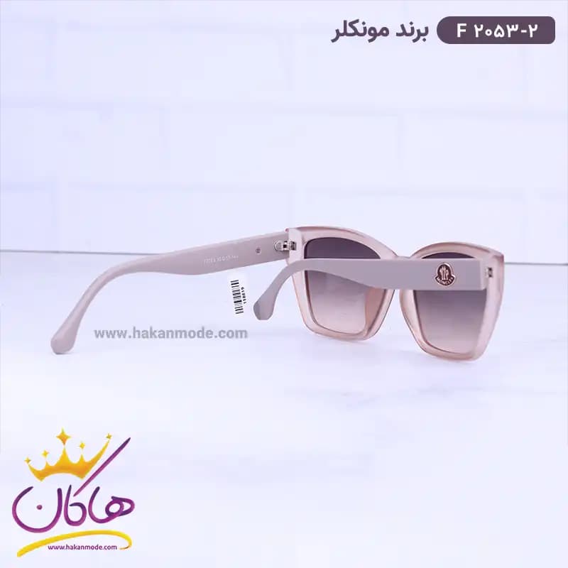 عینک آفتابی زنانه صورتی f 2053/2 — تصویر ۳