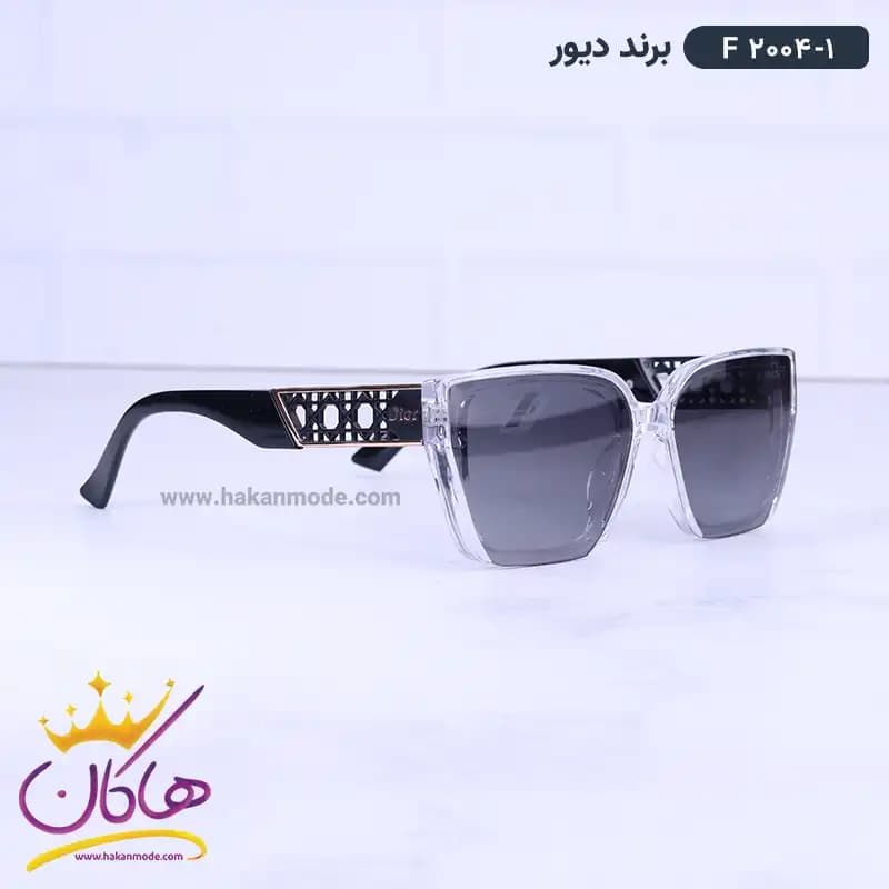 عینک آفتابی دیور زنانه قاب شیشه ای f 2004/1 — تصویر ۳
