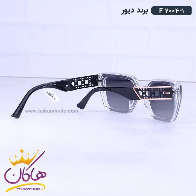 عینک آفتابی دیور زنانه قاب شیشه ای f 2004/1 — تصویر ۴