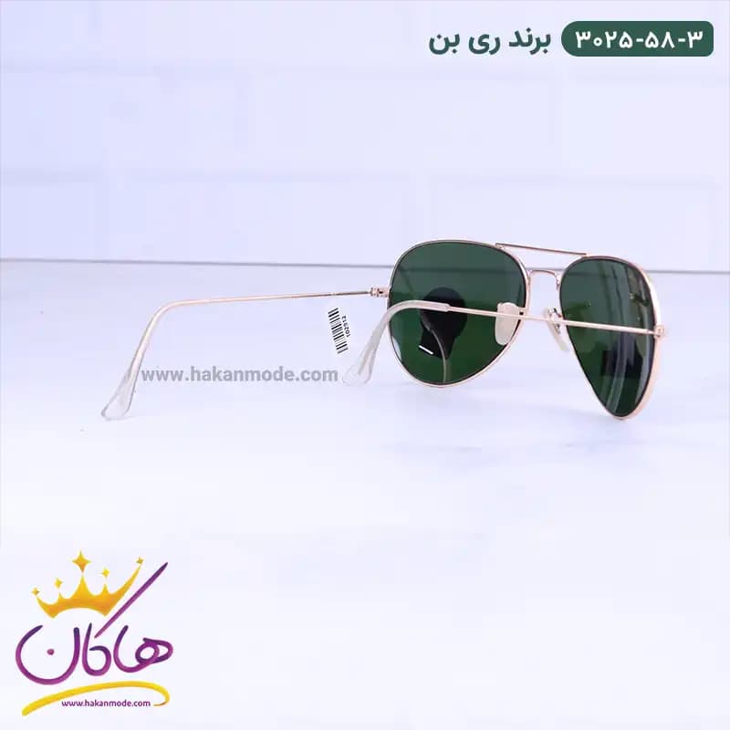 عینک آفتابی مردانه ری بن فریم خلبانی 3025/58/3 — تصویر ۴