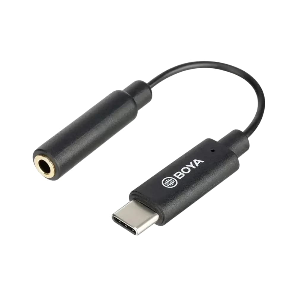 کابل تبدیل میکروفون بویا BOYA BY-K4 3.5mm trs to Type-C Cable — تصویر ۲
