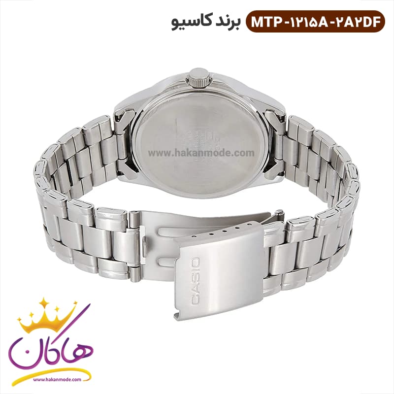 ساعت کاسیو مردانه فلزی صفحه آبی MTP-1215A-2A2DF — تصویر ۲
