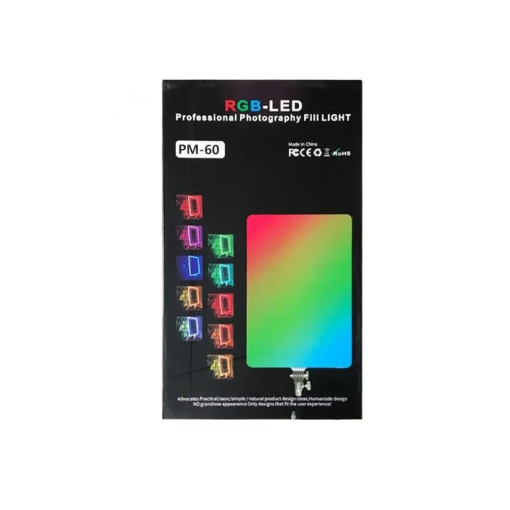 ویدئو لایت Panel RGB LED PM-60 — تصویر ۳
