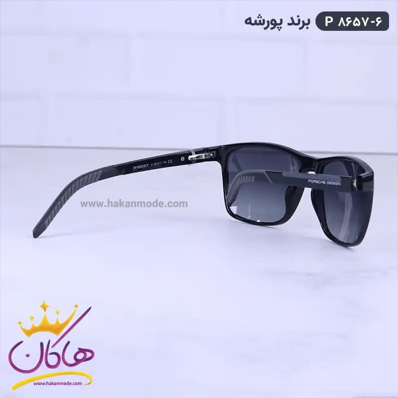 عینک آفتابی پورشه مردانه مشکی P8657/6 — تصویر ۴
