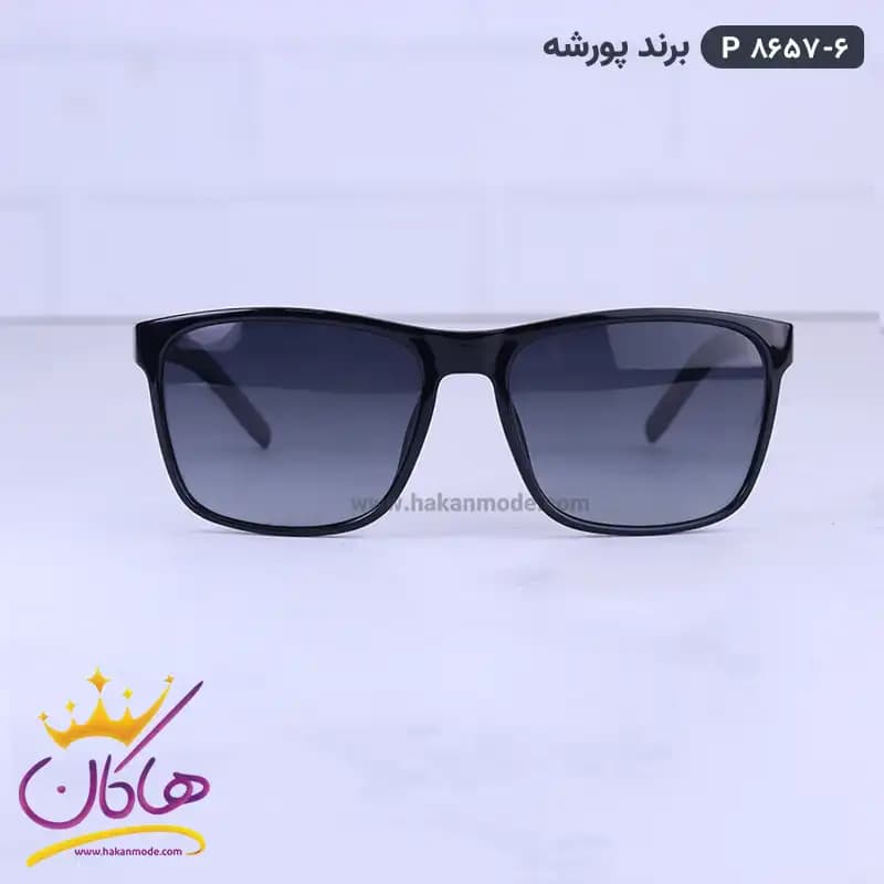 عینک آفتابی پورشه مردانه مشکی P8657/6