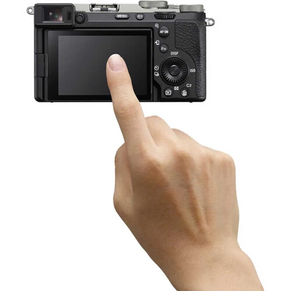 دوربین بدون آینه سونی Sony a7C II 28-60mm نقره ای — تصویر ۸