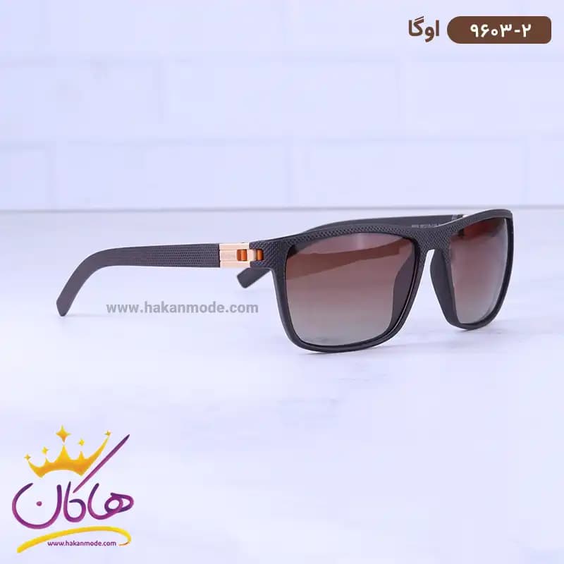 عینک آفتابی مردانه اوگا قهوه ای 9603/2 OGA — تصویر ۴