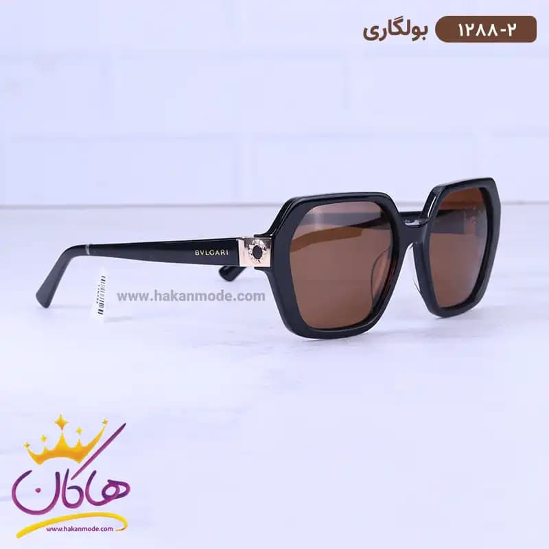 عینک آفتابی زنانه بولگاری قهوه ای MB 1288/2 — تصویر ۴