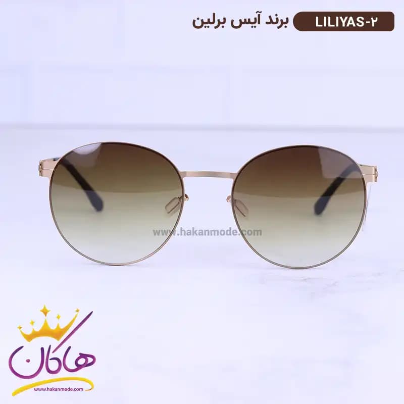 عینک آفتابی آیس برلین مردانه طلایی LILIYAS/2