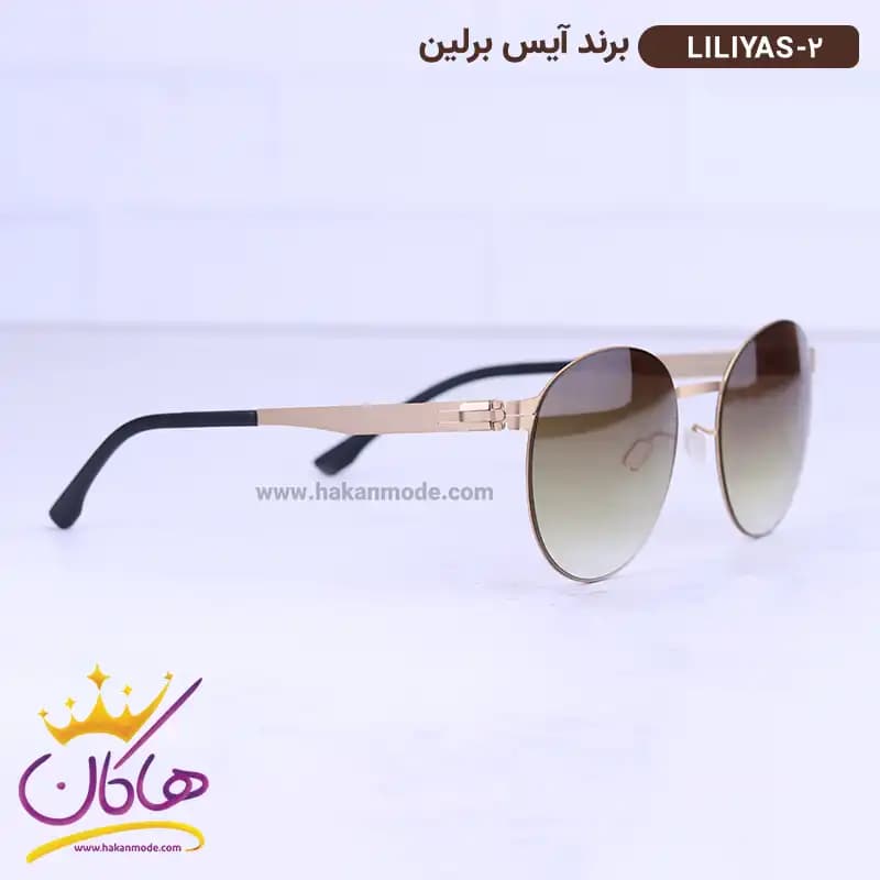عینک آفتابی آیس برلین مردانه طلایی LILIYAS/2 — تصویر ۴