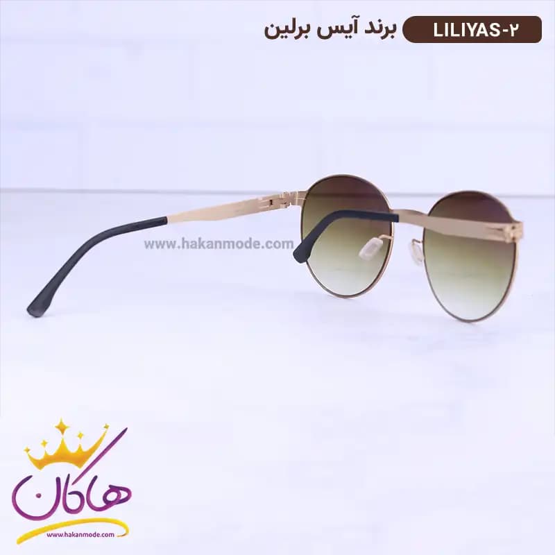عینک آفتابی آیس برلین مردانه طلایی LILIYAS/2 — تصویر ۳