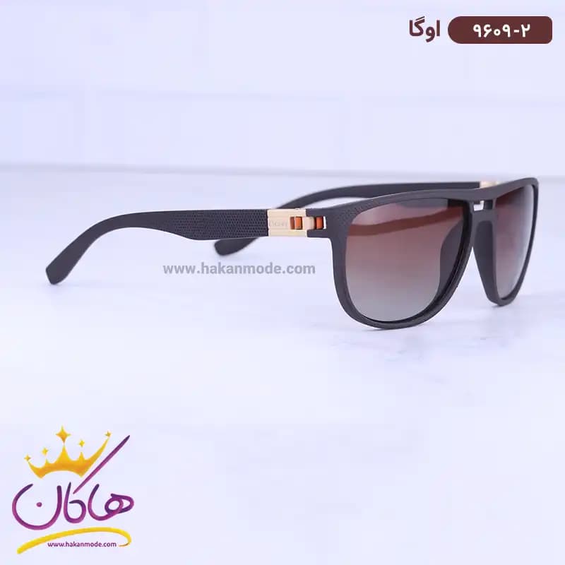 عینک آفتابی اوگا مردانه قهوه ای مدل 9609/2 — تصویر ۴