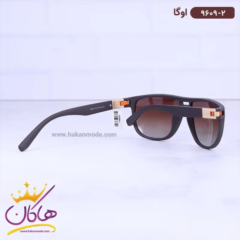 عینک آفتابی اوگا مردانه قهوه ای مدل 9609/2 — تصویر ۳