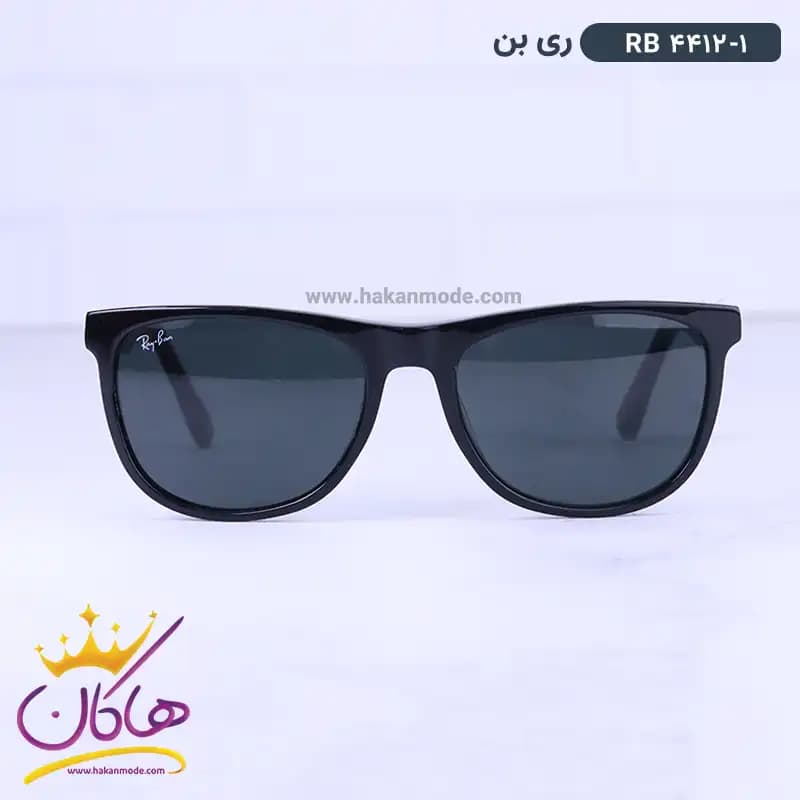 عینک آفتابی ری بن مردانه مشکی RB4412/1