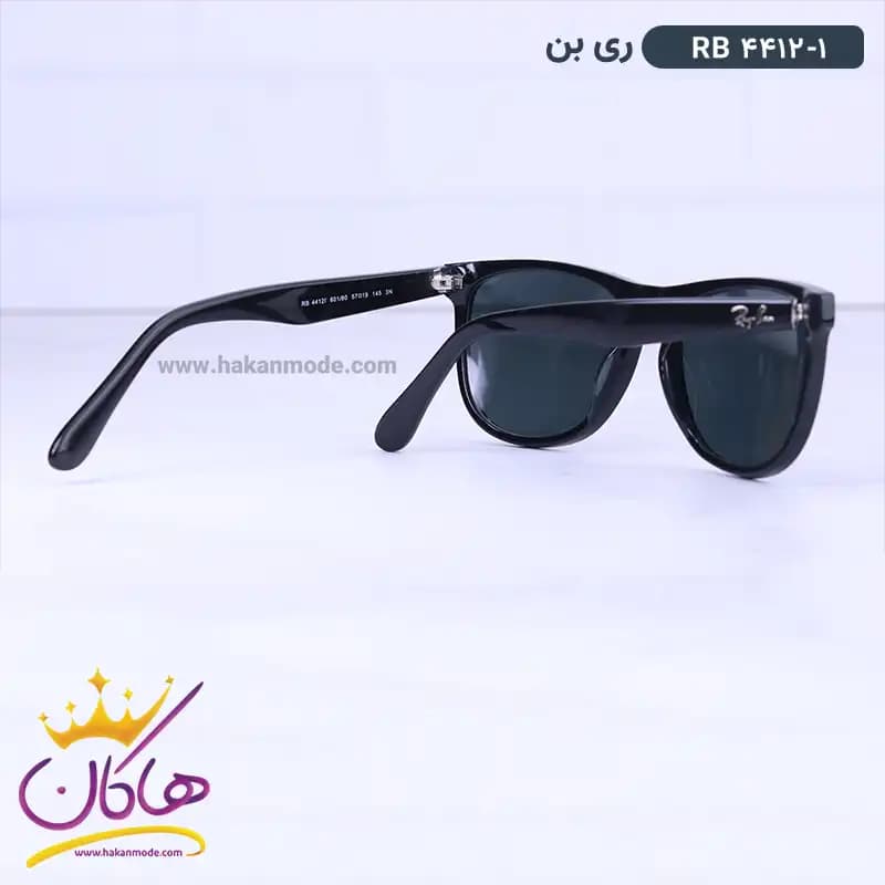 عینک آفتابی ری بن مردانه مشکی RB4412/1 — تصویر ۳