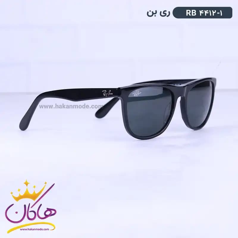 عینک آفتابی ری بن مردانه مشکی RB4412/1 — تصویر ۴