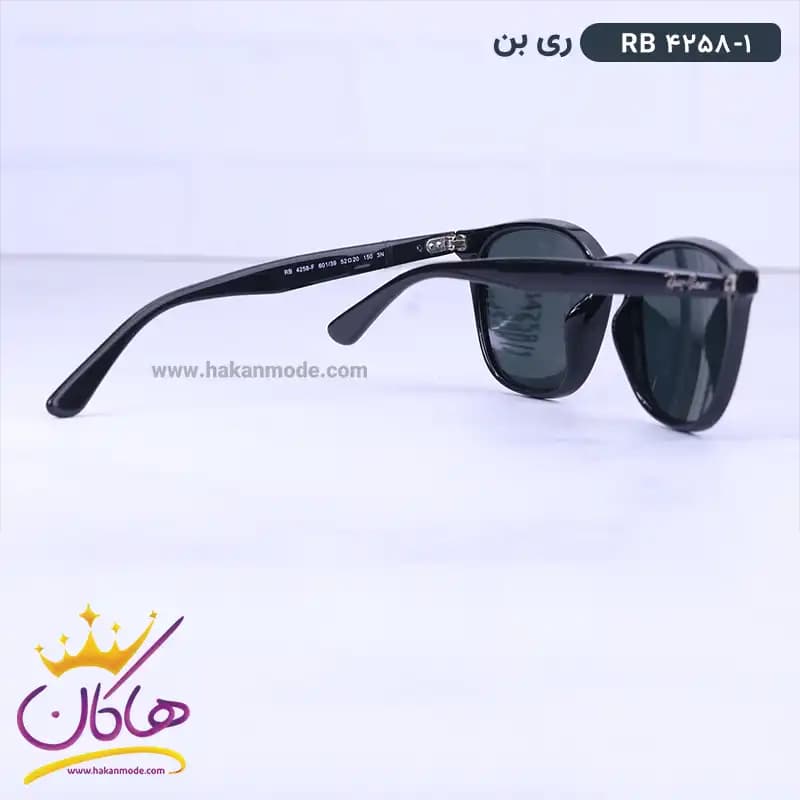 عینک آفتابی ریبن زنانه مشکی RB4258/1 — تصویر ۳