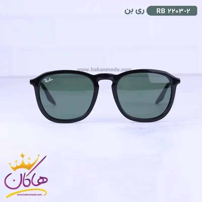 عینک آفتابی ری بن فریم مشکی RB2203/2
