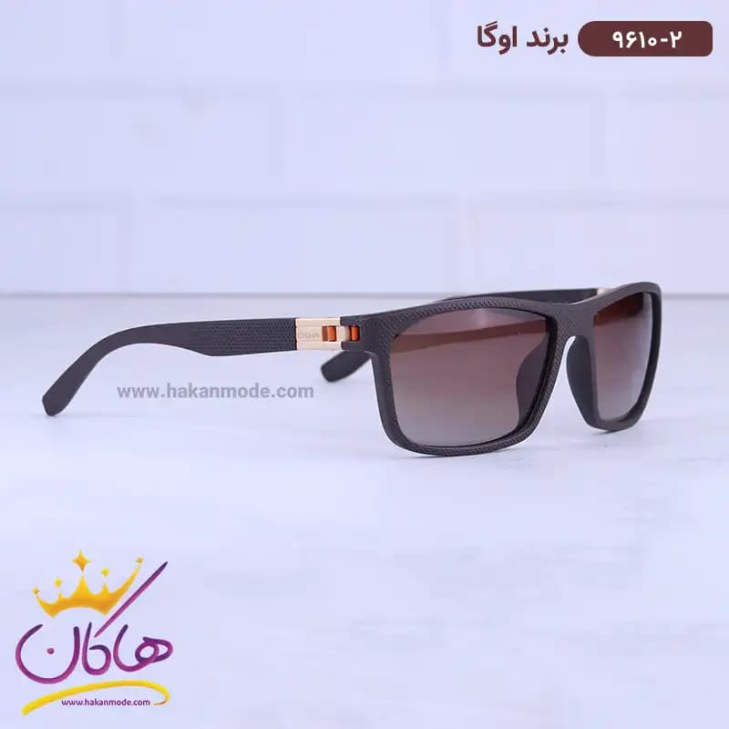 عینک آفتابی مردانه اوگا قهوه ای 9610/2 — تصویر ۴