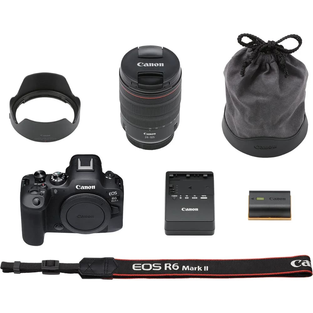 دوربین بدون آینه کانن Canon EOS R6 Mark II RF 24-105mm f/4L IS USM — تصویر ۳