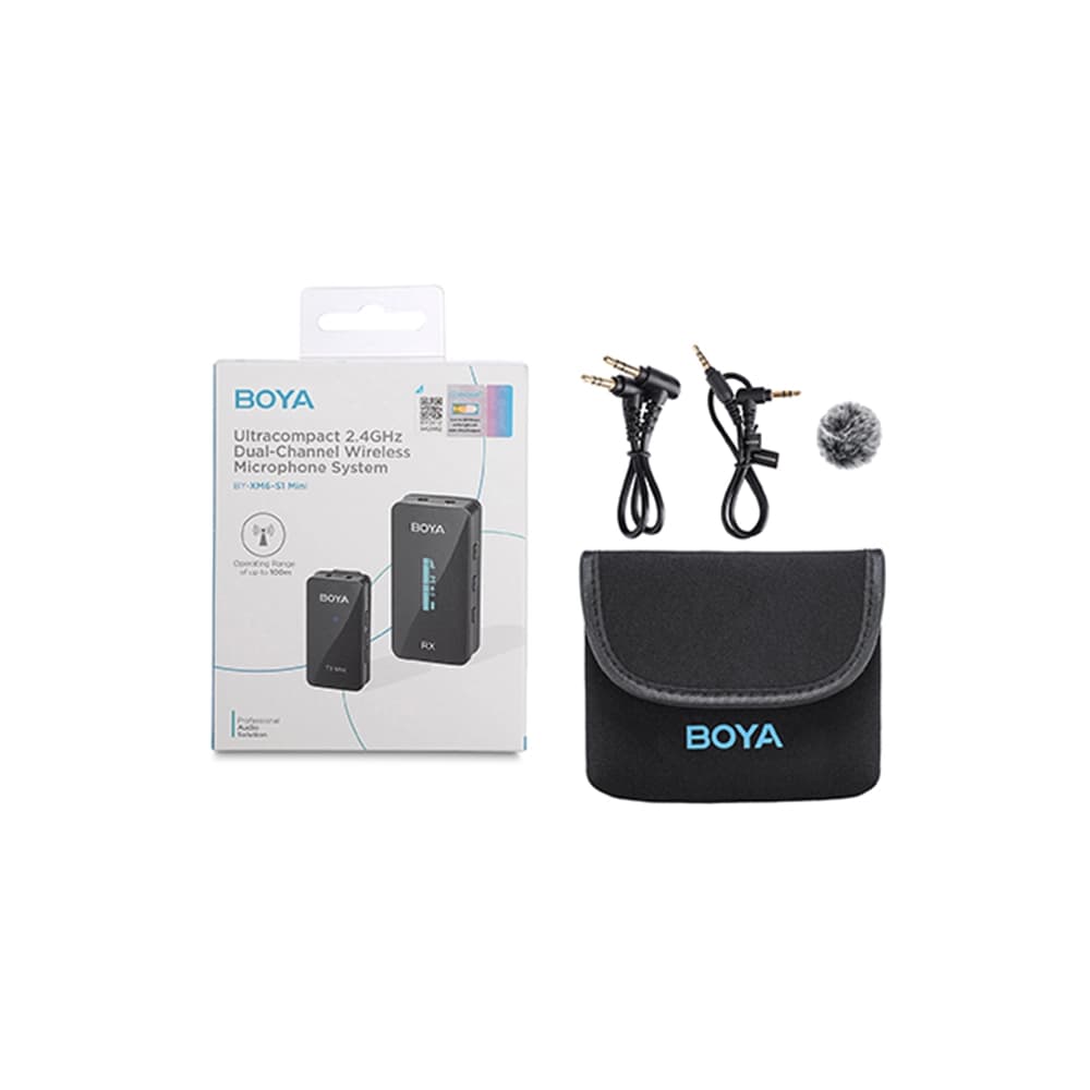 میکروفون یقه ای بی سیم بویا boya BY-XM6-S1 Mini — تصویر ۳
