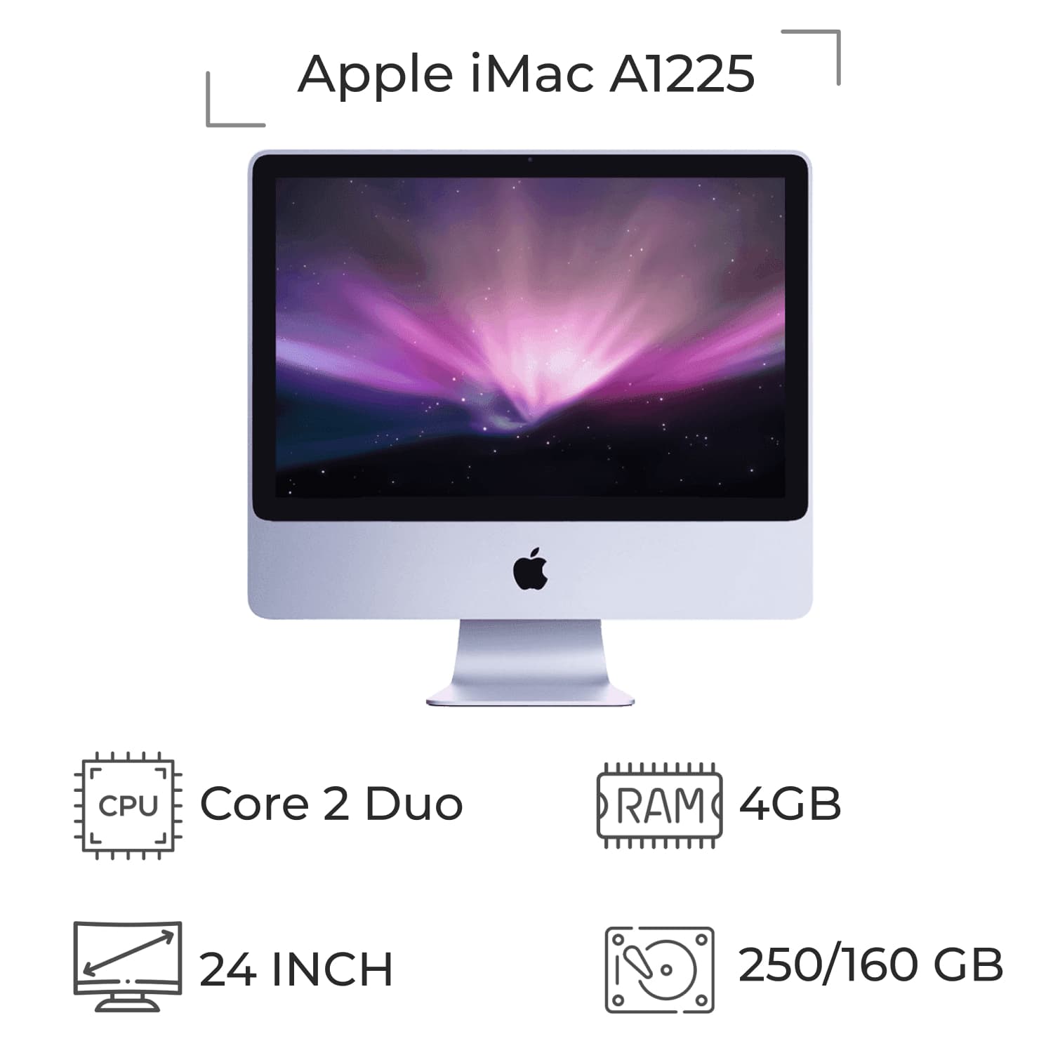 آی مک استوک 24 اینچ iMac A1225