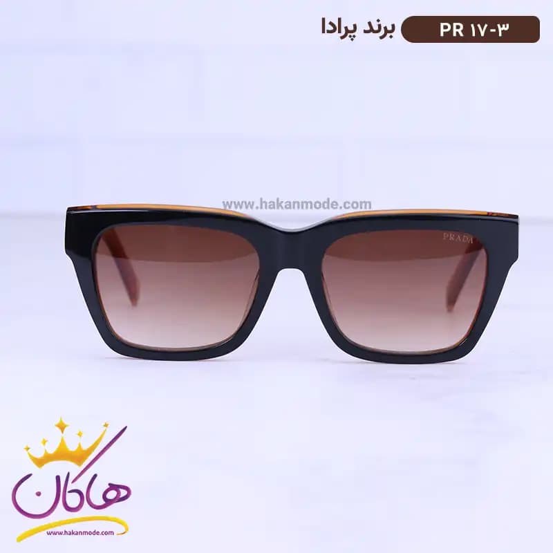 عینک آفتابی زنانه پرادا استیت قهوه ای PR 17/3