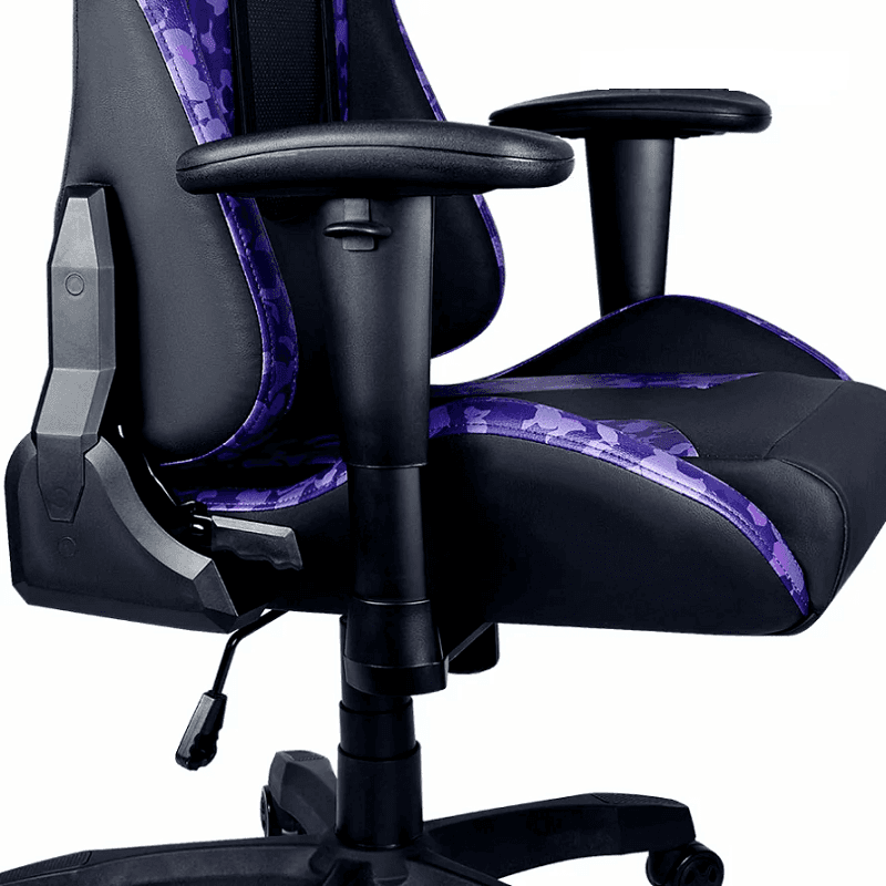 صندلی گیمینگ کولر مستر Caliber R1S CAMO Purple — تصویر ۴
