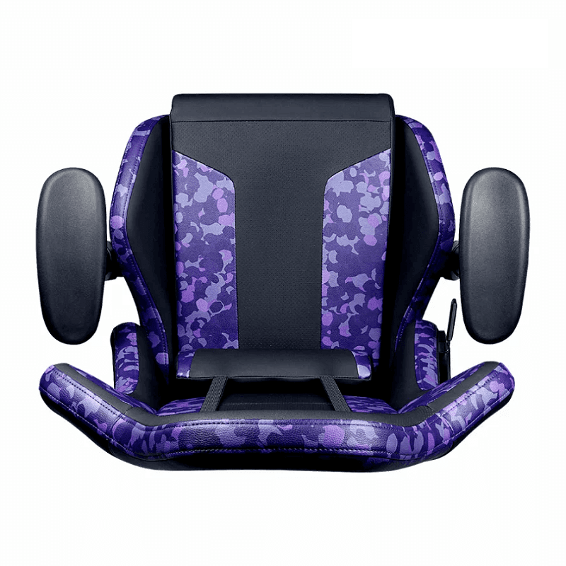 صندلی گیمینگ کولر مستر Caliber R1S CAMO Purple — تصویر ۶
