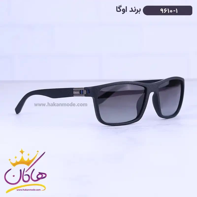 عینک آفتابی مردانه اوگا مشکی 9610/1 — تصویر ۴