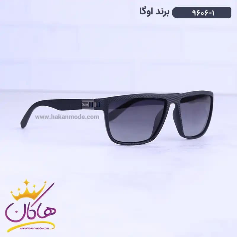 عینک آفتابی مردانه اوگا مشکی 9606/1 — تصویر ۴