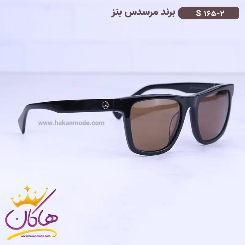 عینک آفتابی زنانه بنز قهوه ای استیت s 165/2 — تصویر ۴