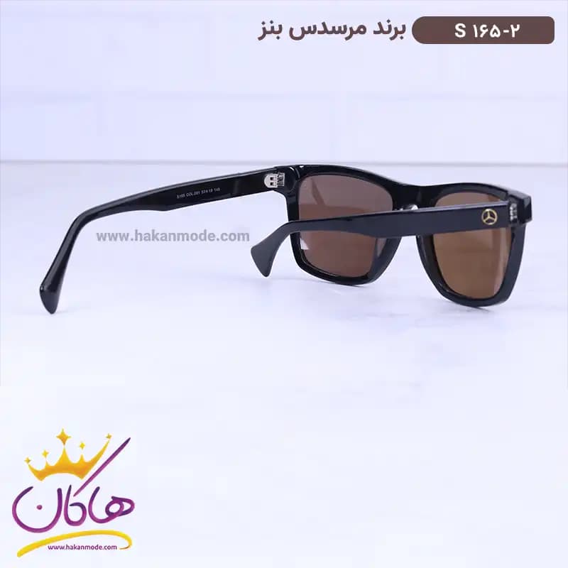 عینک آفتابی زنانه بنز قهوه ای استیت s 165/2 — تصویر ۳