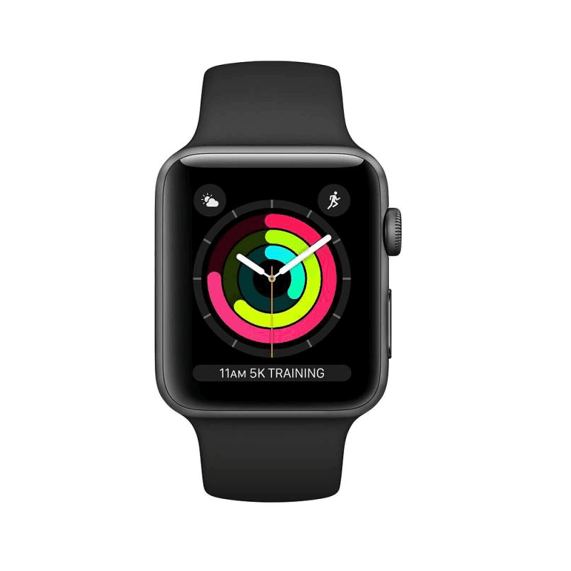 ساعت هوشمند اپل واچ سری 3 مدل 42mm بدنه آلومینیوم بند اسپرت — تصویر ۳