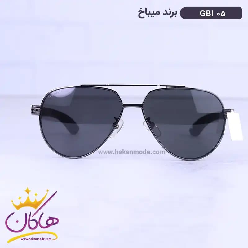 عینک آفتابی میباخ مردانه خلبانی مشکی GBI 05
