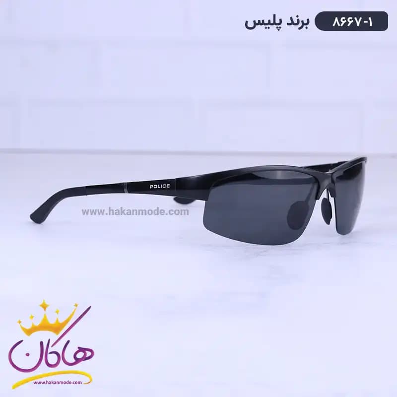 عینک پلیس اسپرت مشکی 8667 — تصویر ۴