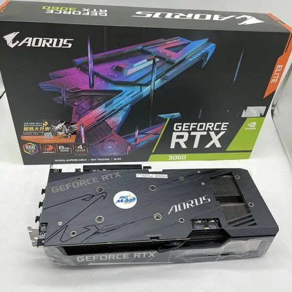 کارت گرافیک Gigabyte AORUS GeForce RTX 3060 ELITE ظرفیت 12 گیگابایت — تصویر ۳