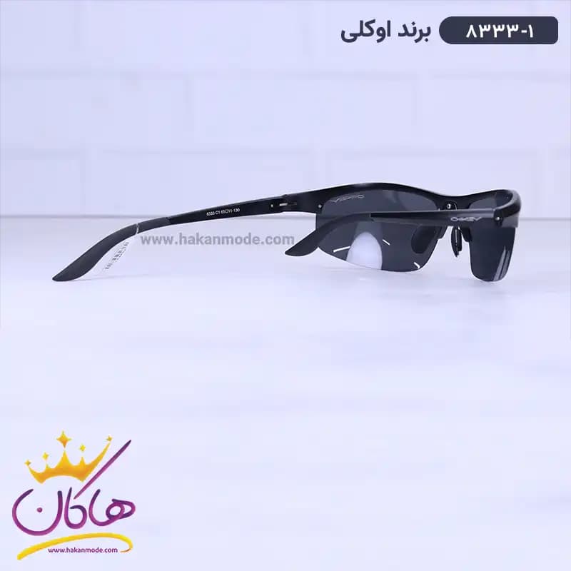 عینک آفتابی مردانه اوکلی نیم فریم 8333/1 — تصویر ۳