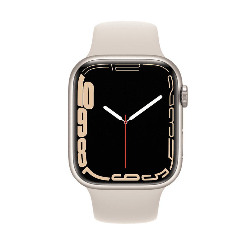 ساعت هوشمند اپل واچ سری 7 مدل 45mm Starlight Aluminum With Sport Band — تصویر ۳