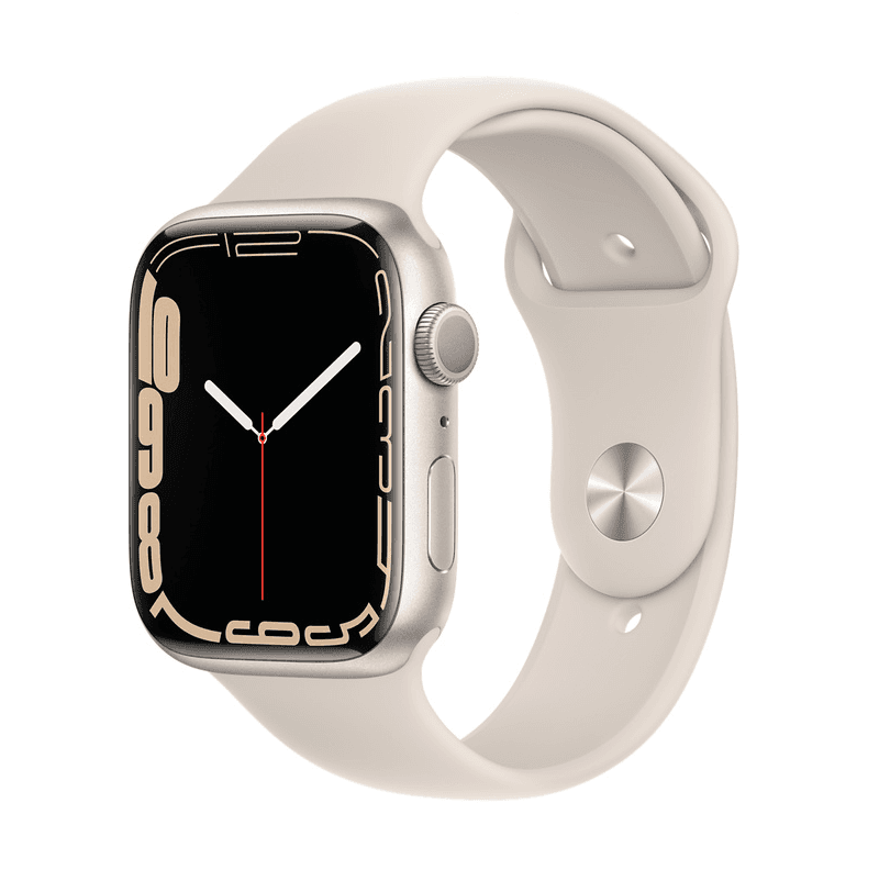 ساعت هوشمند اپل واچ سری 7 مدل 45mm Starlight Aluminum With Sport Band