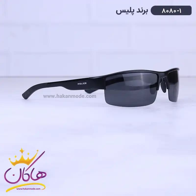 عینک آفتابی مردانه پلیس نیم فریم 8080/1 — تصویر ۴