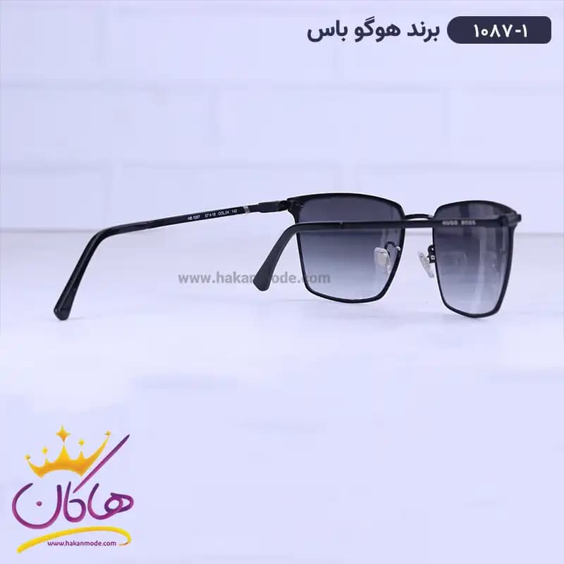 عینک آفتابی هوگو باس مردانه مشکی 1087/1 — تصویر ۳